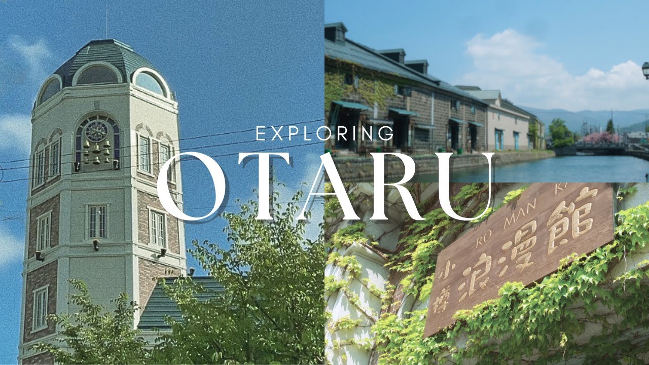 Day-trip to Otaru : Otaru Canal, Sakura, Music Boxes, and Seafood! 🌸✨ Hokkaido Travel Vlog