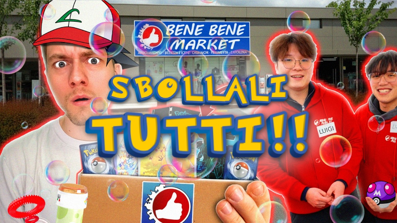 Visito il NEGOZIO più virale del 2026 SOLO per TROVARE rarità Pokèmon *SB0LLIAMO al BeneBene Market*