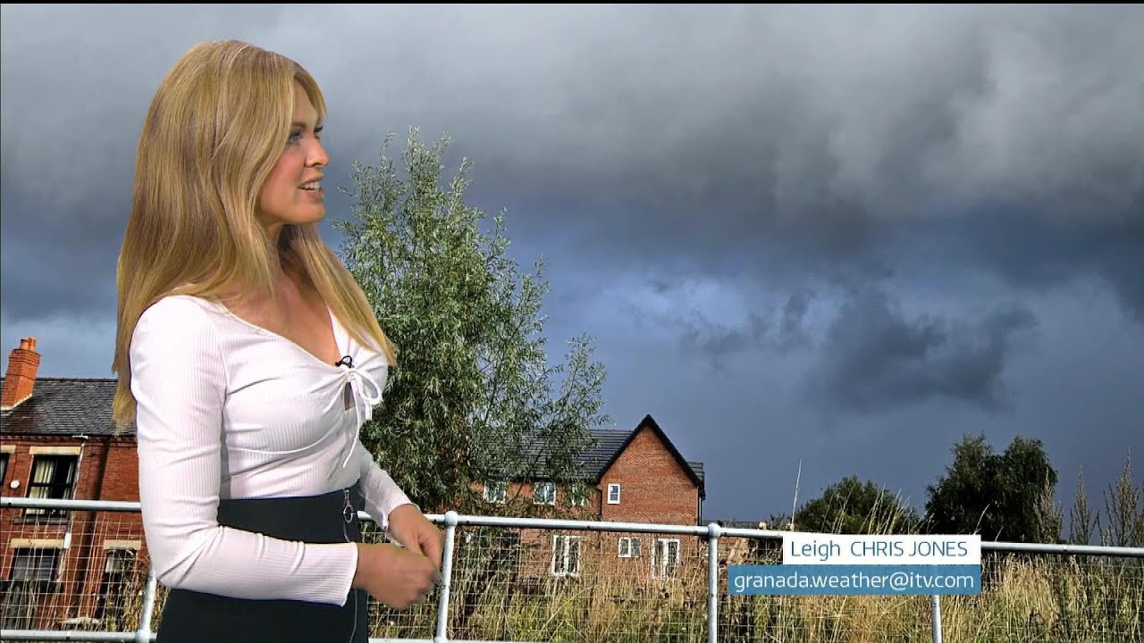 Jo Blythe - Slight Pokies ITV Granada Weather 11Sep2024