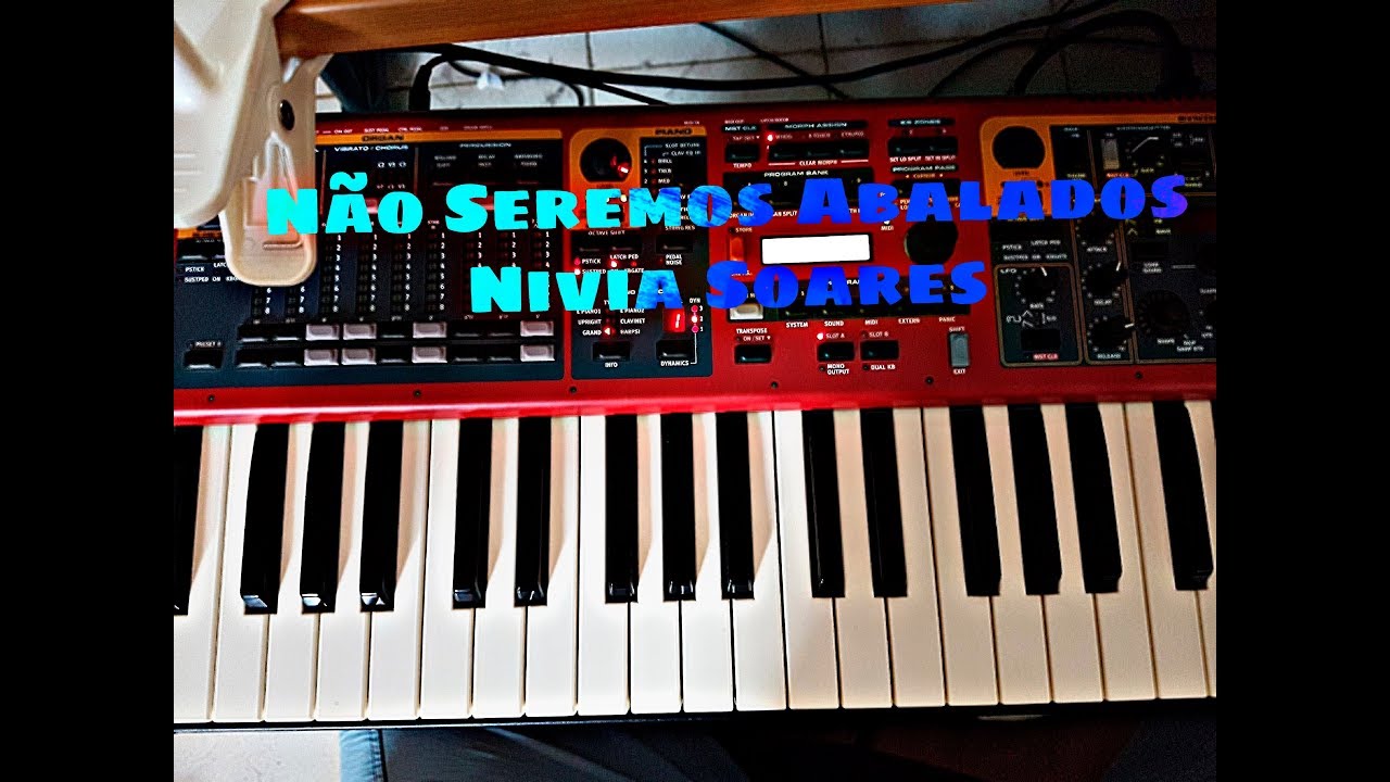 Não Seremos Abalados - Nivia Soares - Intro Piano