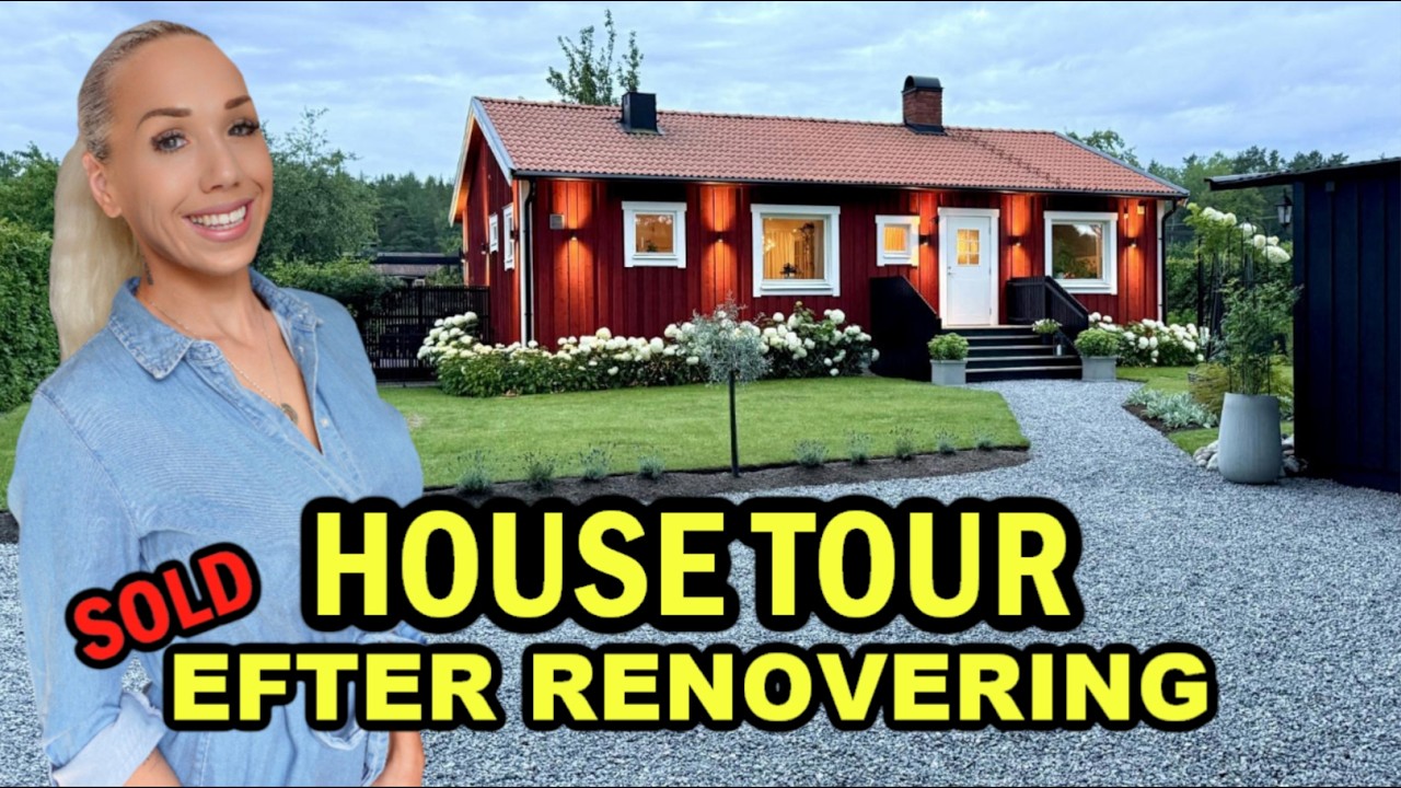 DEN STORA HOUSE TOUR VIDEON - HUSET SÅLD !!!