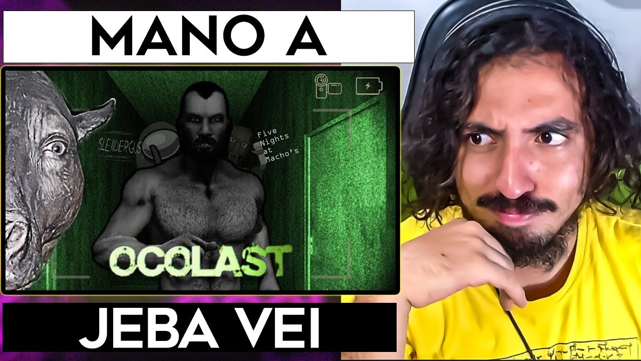 MELHORES MOMENTOS OCOLAST + FIVE NIGHTS AT M4CHO'S + SLENDERGUS JF - JOGANDOFDC - | Leozin React
