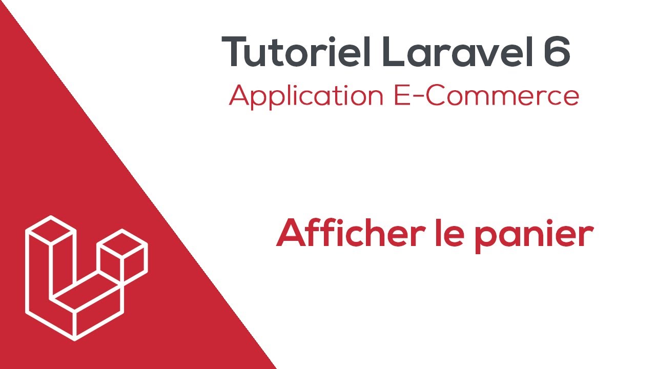 Laravel 6 E-Commerce - Afficher le panier