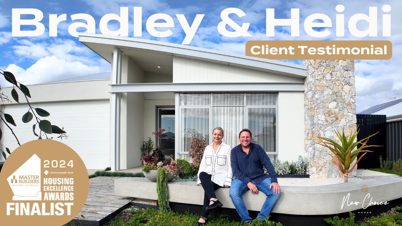 Interview with Bradley & Heidi on their MBA finalist home in Iluka| New Choice Homes