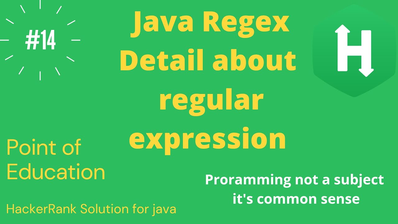 #15 Java Regular Expression /Java  Regex/how to write regular expression /Java Practice Set/