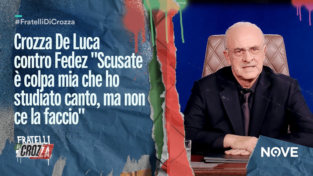 Crozza De Luca contro Fedez 