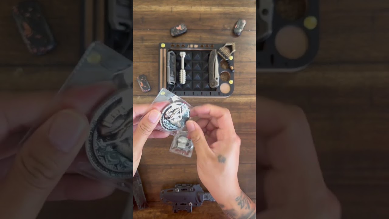 Who all collects challenge coins? What&rsquo;s the story about one of yours? #edc #shorts #youtubeshorts