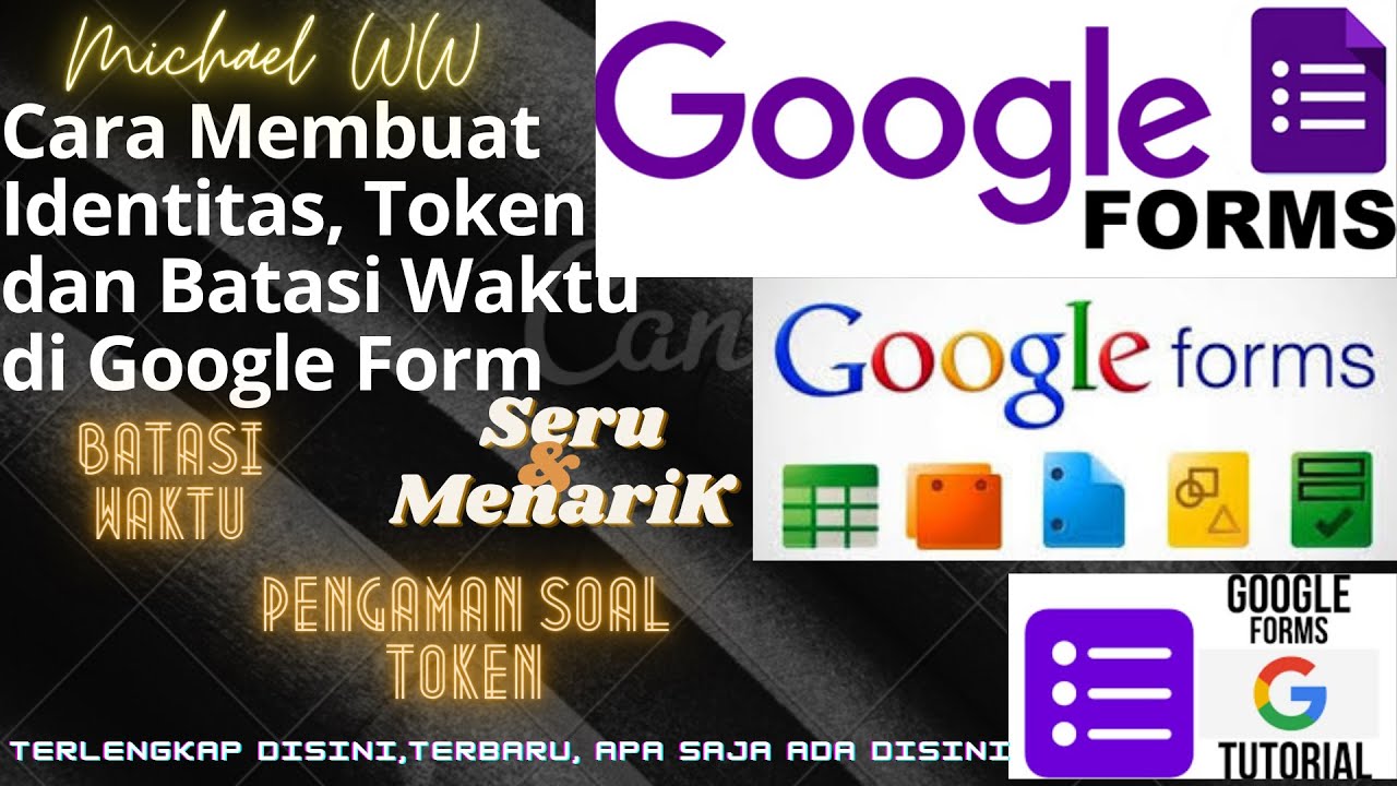 Cara Membuat Identitas Token Dan Membatasi Waktu Dalam Google Formulir (Bagian 1)