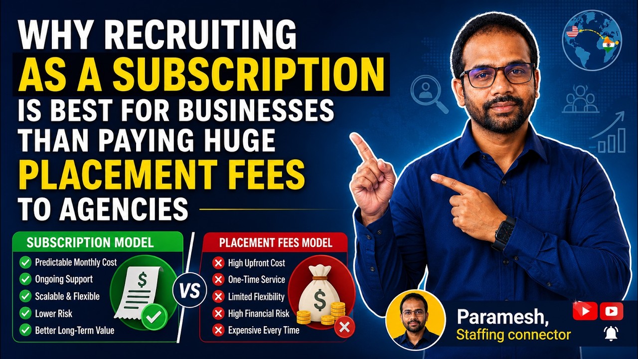 Why Recruiting as a Subscription is Best for Businesses than Paying huge Placement fees to Agencies