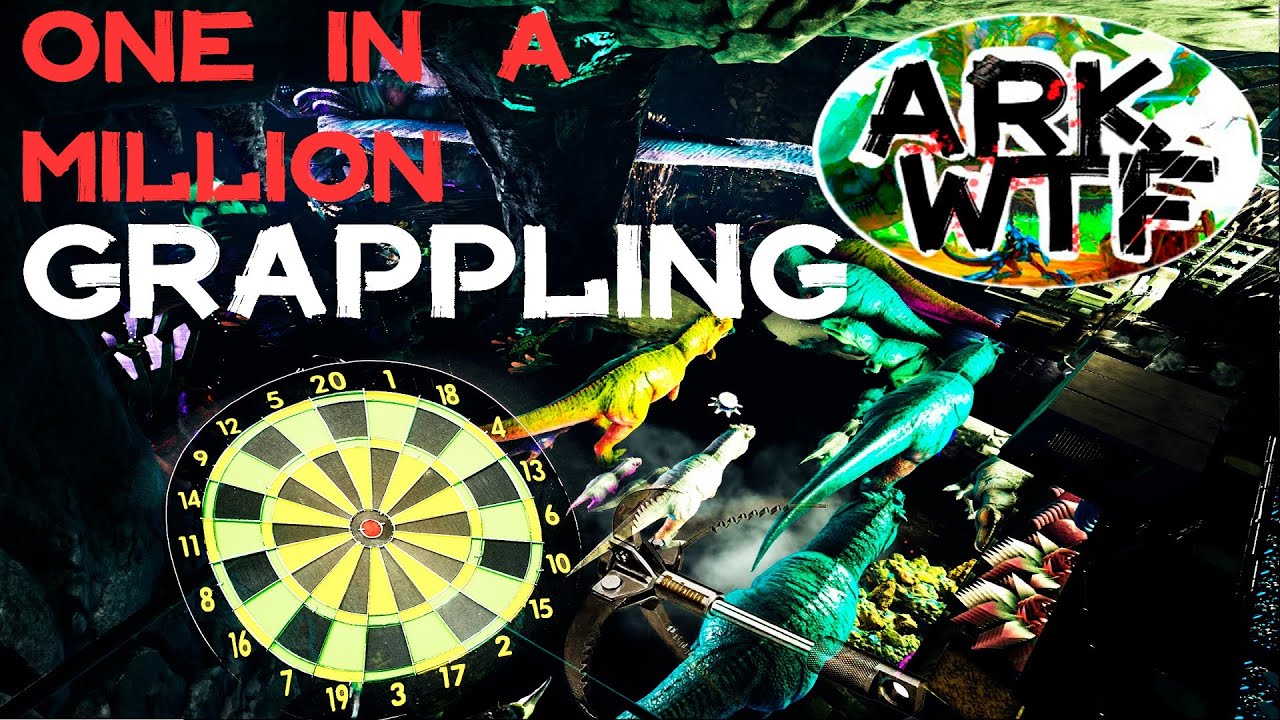 ONE in a MILLION grappling - ARK Survival Evolved Highlights - ARK WTF MOMENTS - ARK HIGHLIGHTS #04