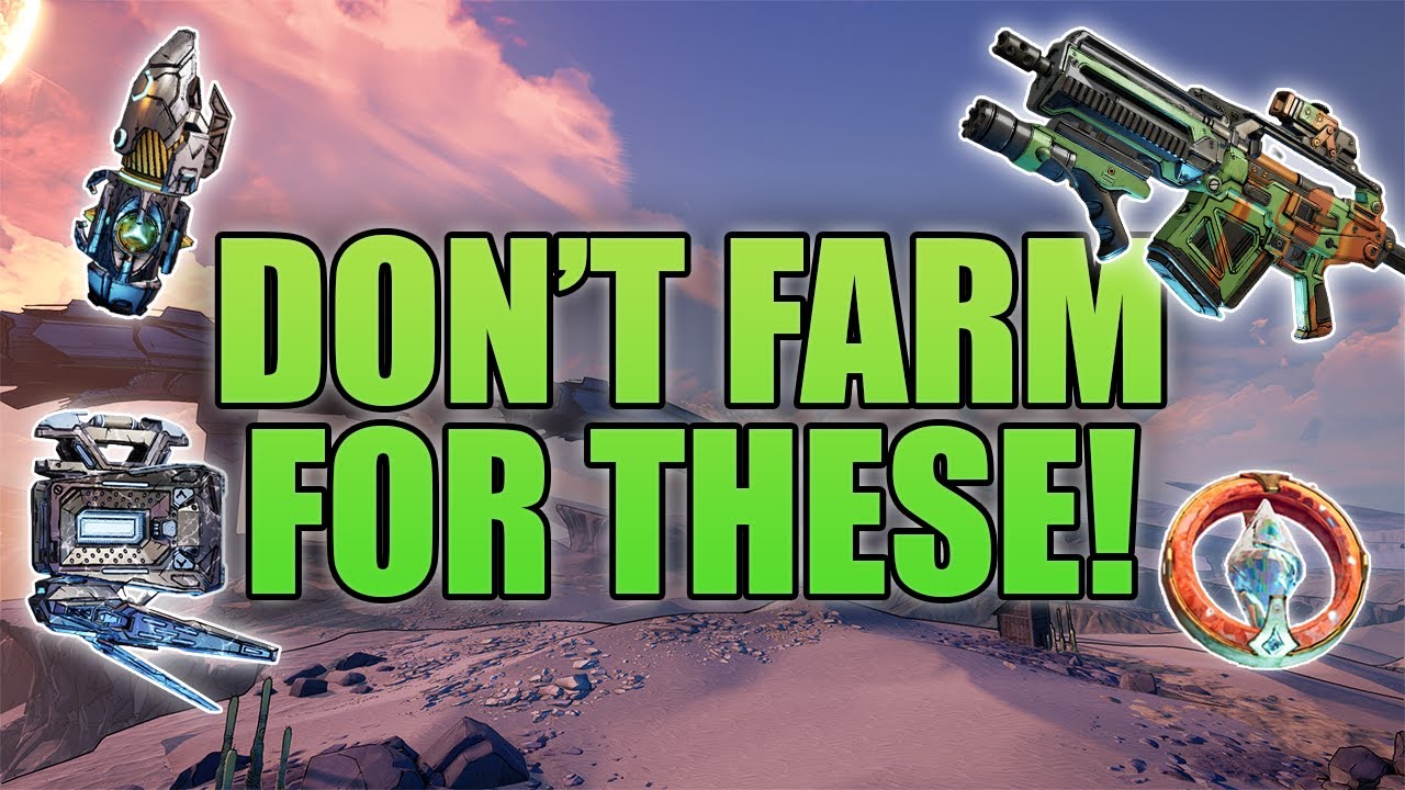 Borderlands 3 | Top 10 Most Worthless Items - Don't Farm For These Legendaries!