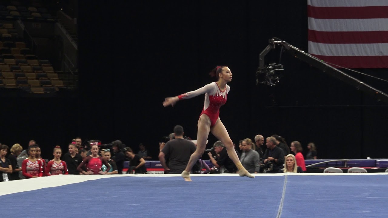Alyona Shchennikova – Floor Exercise – 2018 U.S. Gymnastics Championships – Senior Women Day 1