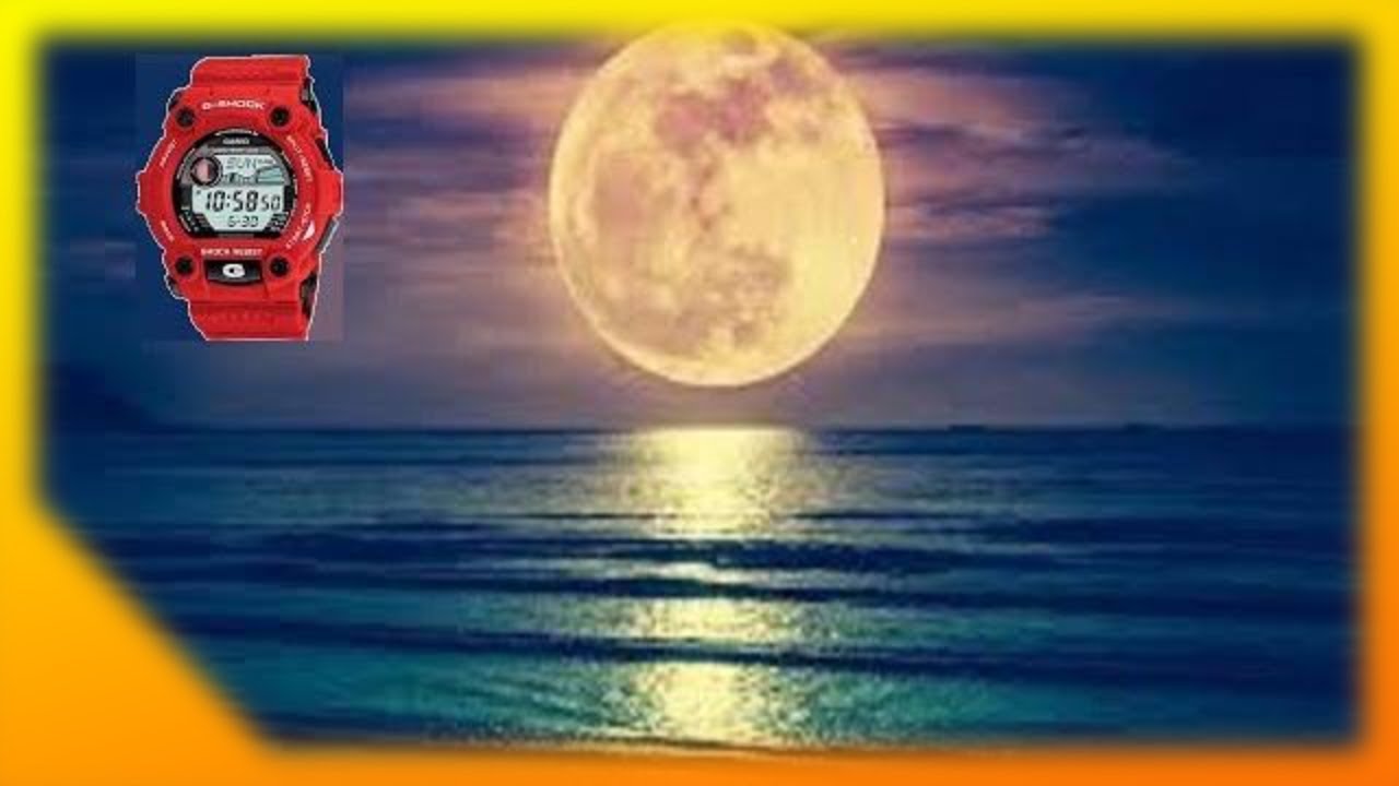 Ajuste de  Casio G 7900A - Fases Lunares y Mareas