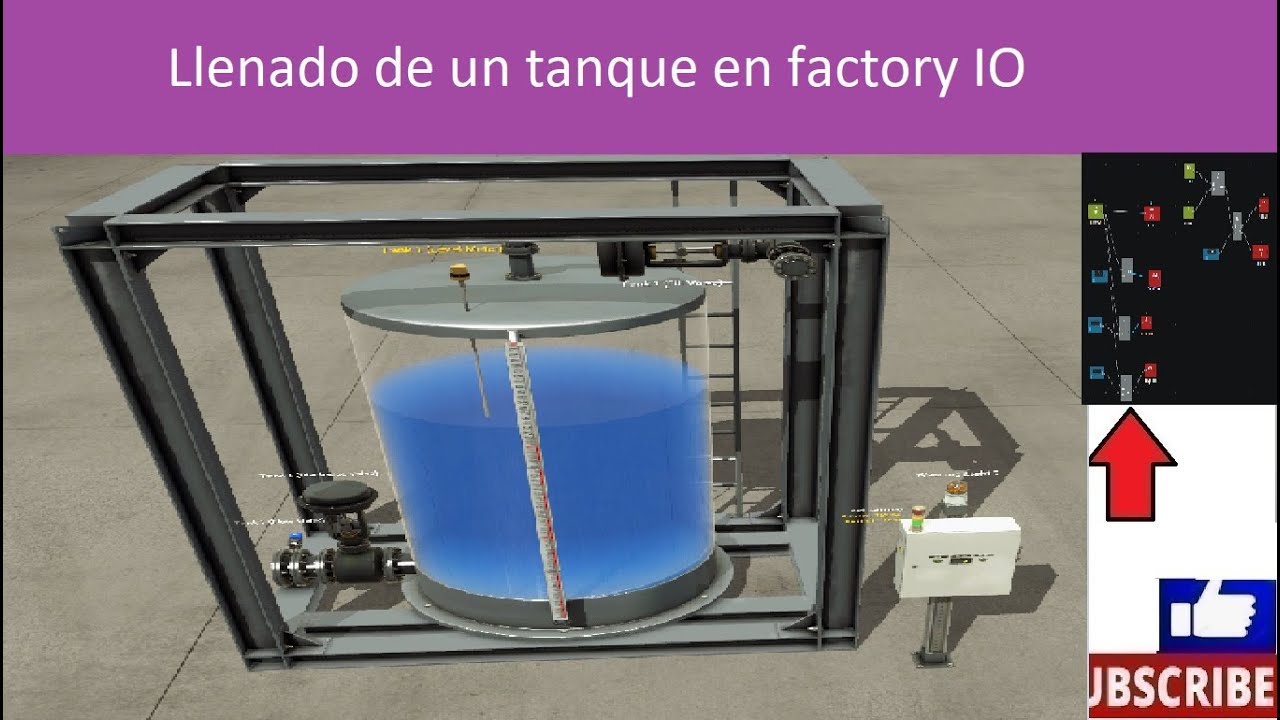 LLenado de tanque en factory IO