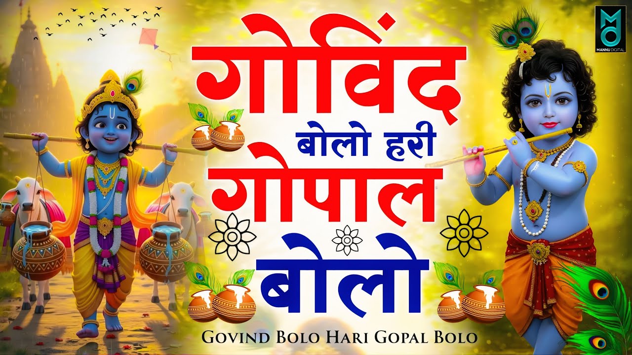 गोविंद बोलो हरी गोपाल बोलो | Govind Bolo Hari Gopal Bolo | Krishan Bhajan 2025