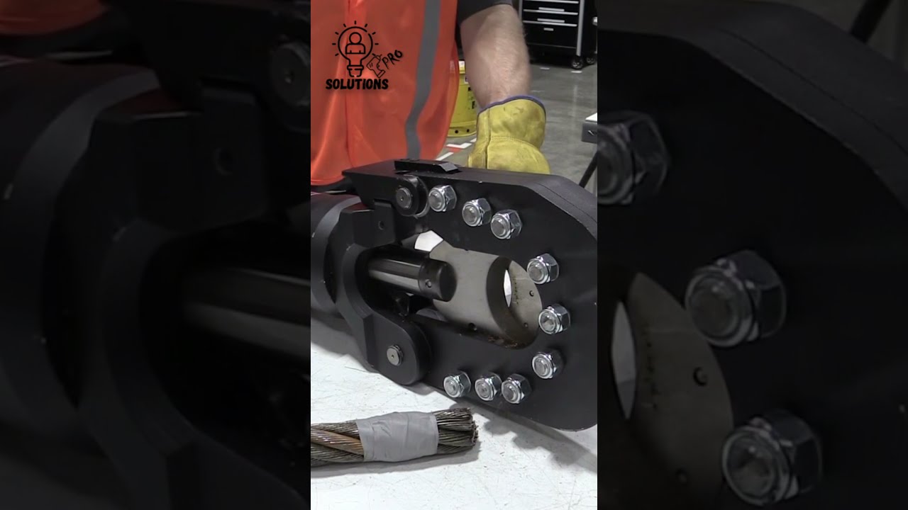 Satisfying Work || Heavy duty rope cutter | #technology #tools #shorts #machinery #equipment