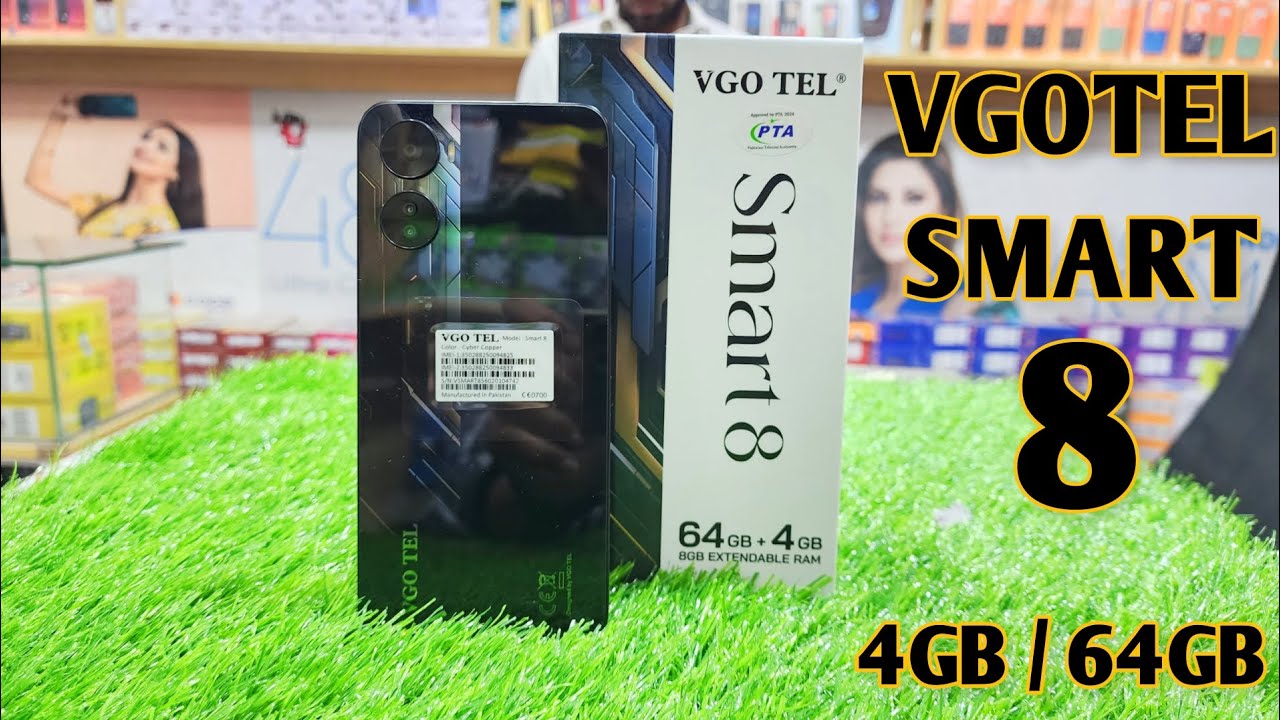 VGOTEL SMART 8   4+4GB | 64GB UNBOXING & REVIEW COLOUR CYBER BLUE