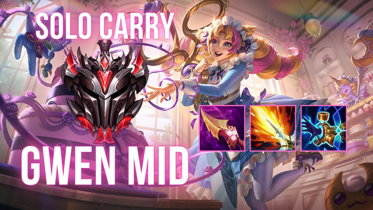 Comment jouer gwen mid avec un build low cost et carry toute vos games [Gameplay fr]