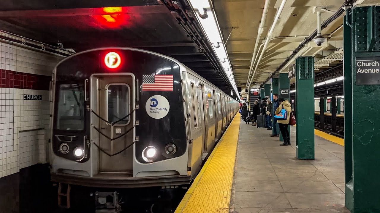 NYC Subway: (F) and (G) Trains @ Church Avenue