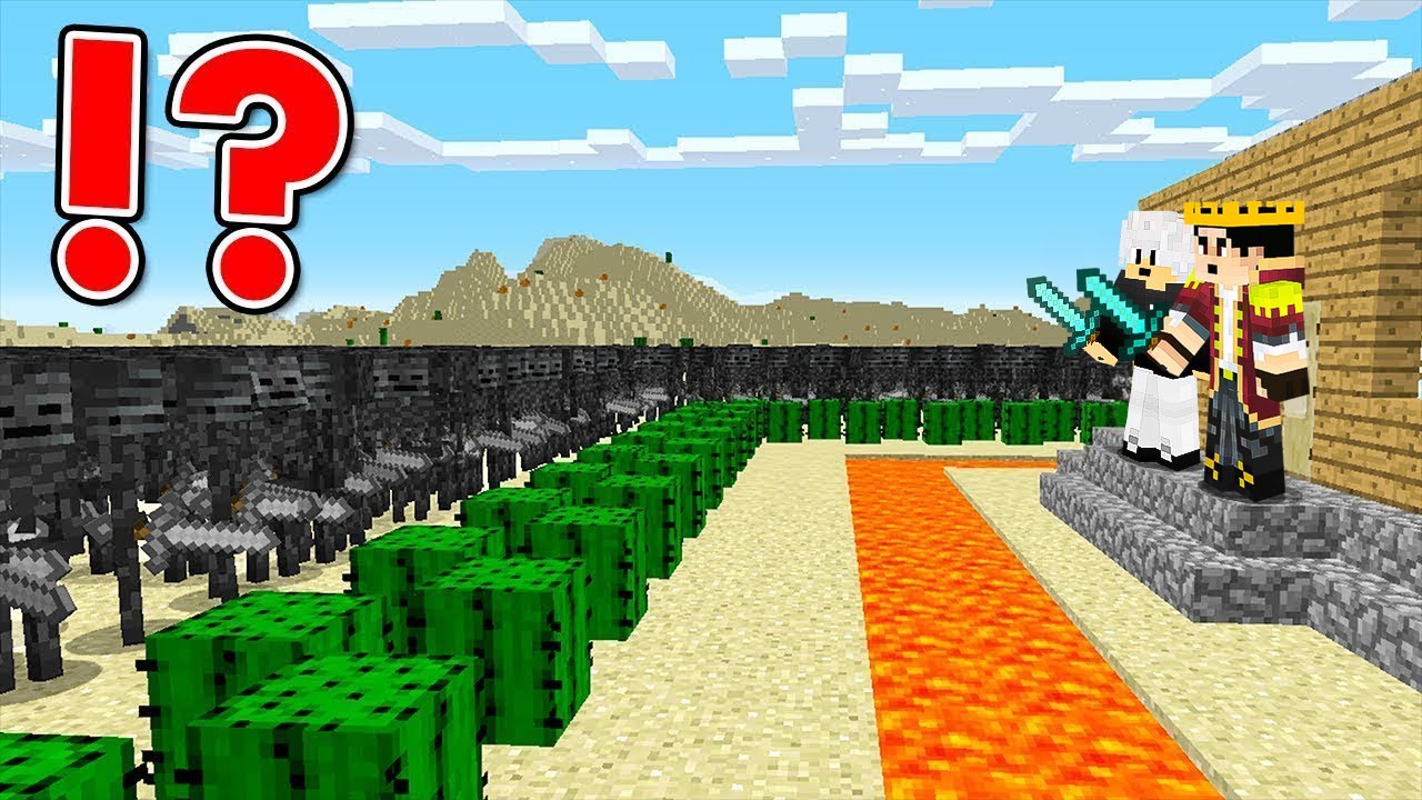 IMAMO SAMO 10 MINUTA DA SE ZAŠTITIMO I ODBRANIMO OD 100+! WITHER SKELETONA :O