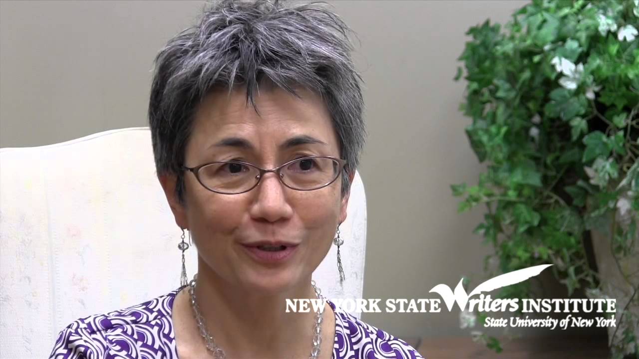 Kimiko Hahn at the NYS Writers Institute in 2014