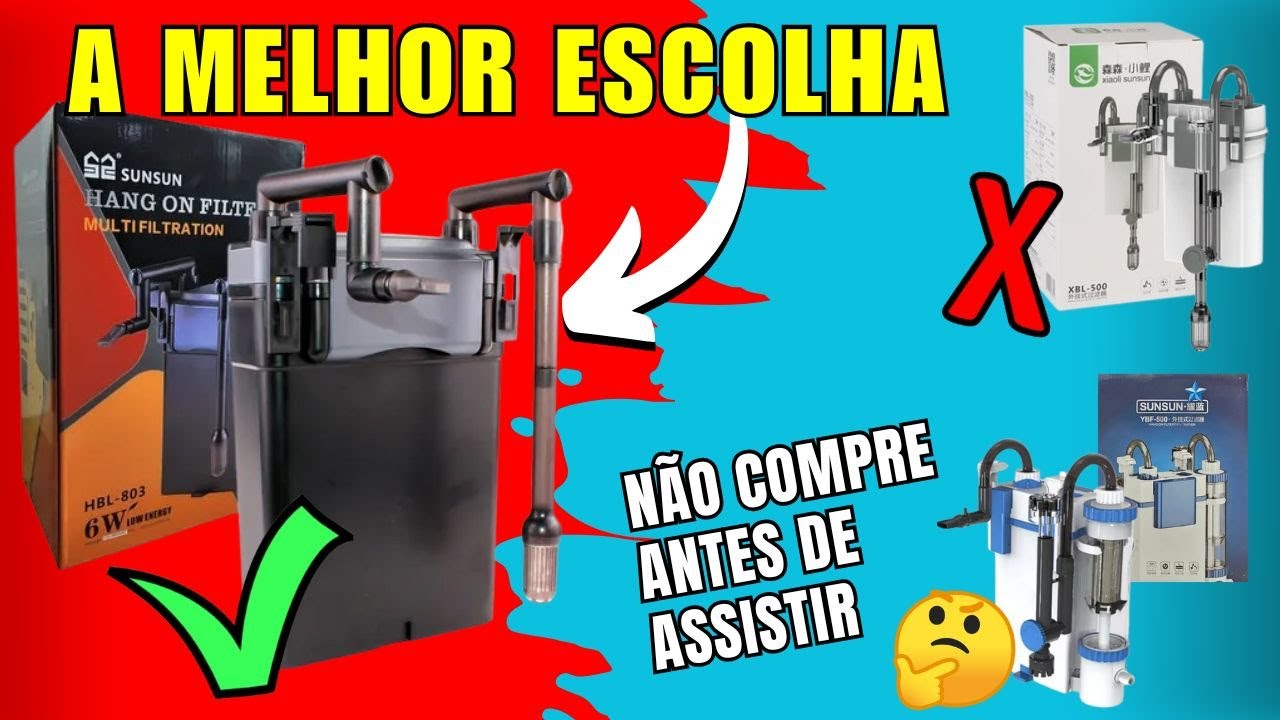 ✅ FILTRO Sunsun HBL 803: Por que VOCÊ DEVE ESCOLHER ele (e não os outros!)?