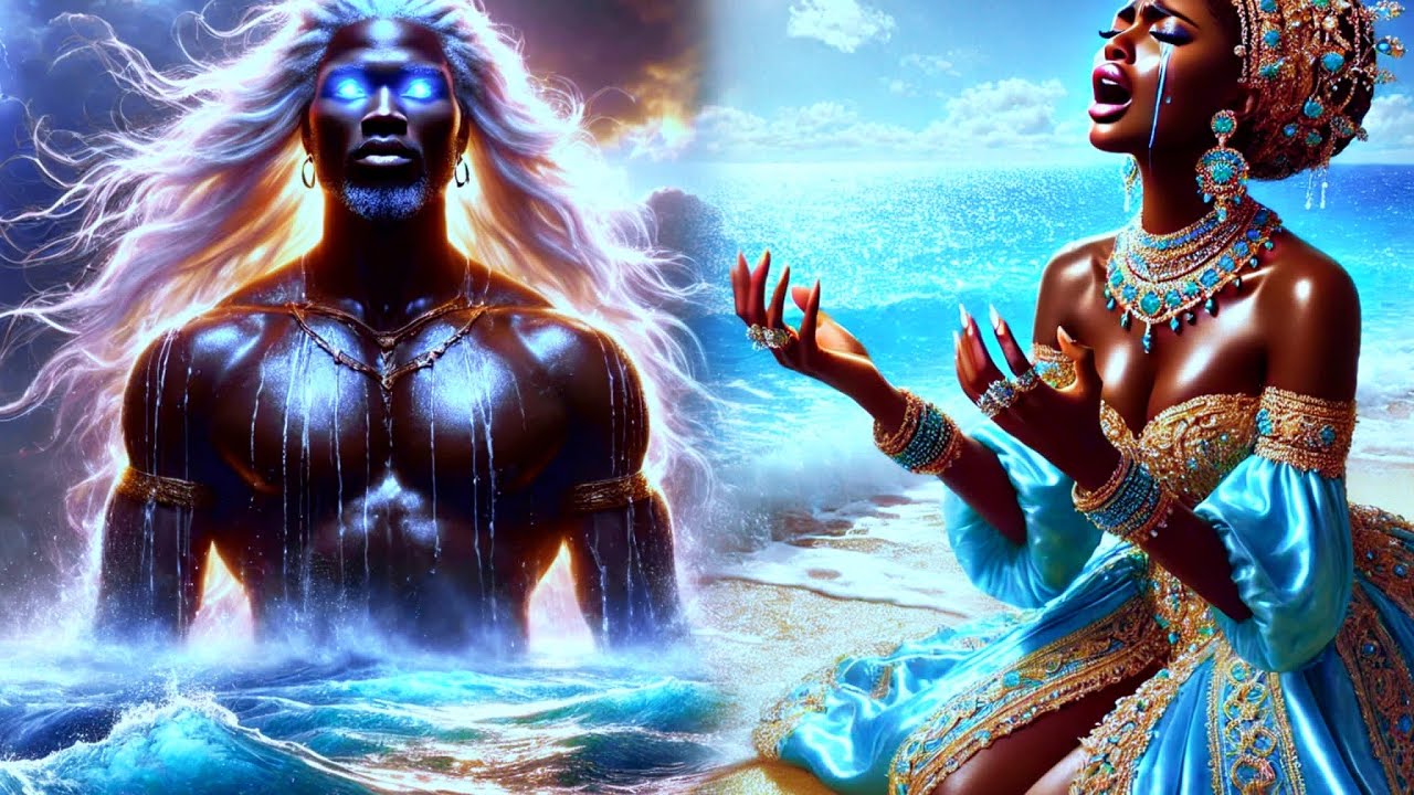 A princess was chosen by a water god to be his wife, this happened...#tales#africanfolktale 