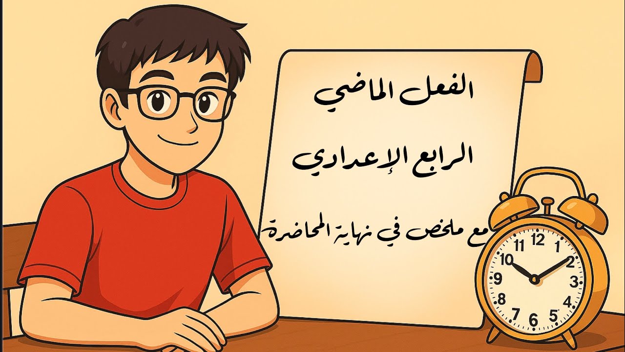 الفعل الماضي | الرابع الاعدادي ( العلمي و الأدبي ) | شرح في المنهج المقرر في 20 دقيقة ❗️