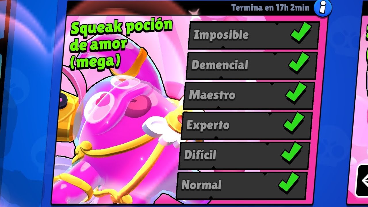 Squeak San Valentín, completando desafío en Brawl Stars 🔥🐐