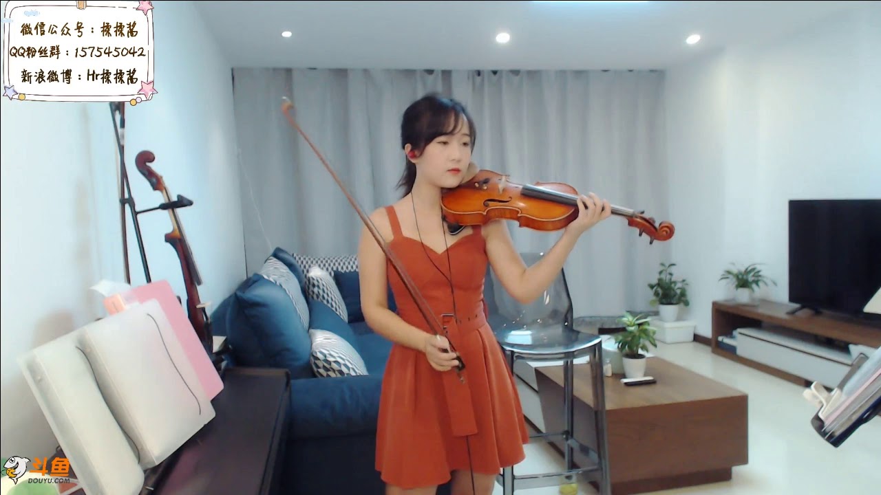 【揉揉酱】小提琴演奏《月亮代表我的心》violin playing《The Moon Represents My Heart》
