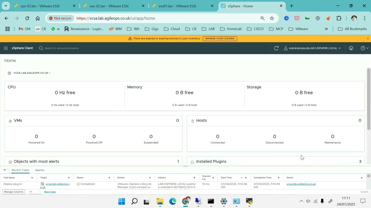 VMware vCenter Server 8U3 Installation