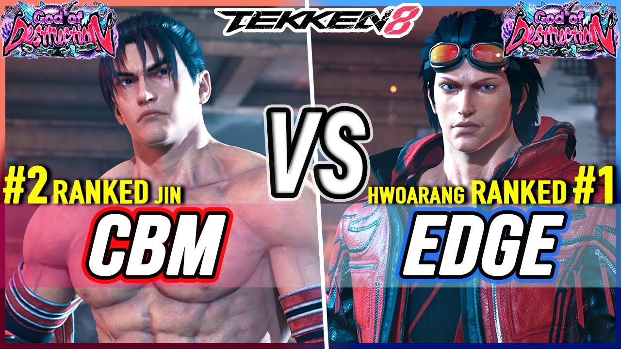T8 🔥 CBM (#2 Ranked Jin) vs EDGE (#1 Ranked Hwoarang) 🔥 Tekken 8 High Level Gameplay
