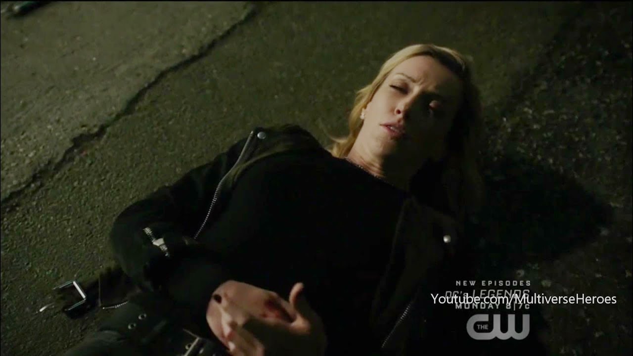 Arrow 6x13 Black Canary shoots Black Siren