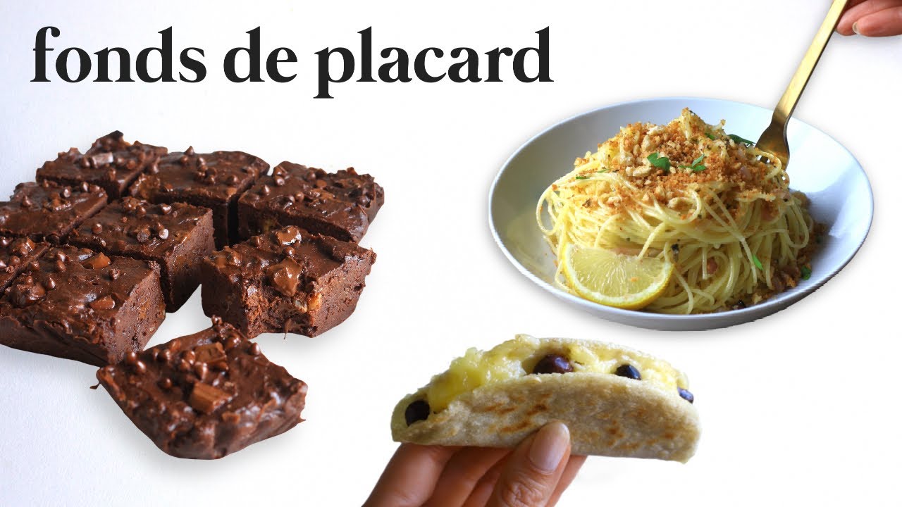 UNE SEMAINE DE RECETTES VEGAN l Fonds de Placard