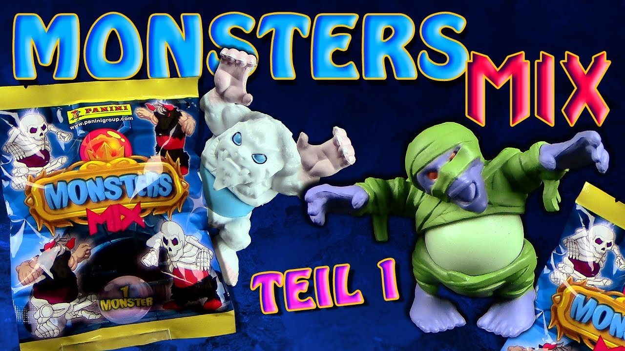 Panini ® Monsters Mix - Teil 01 - Unpacking & Review !!! komplette Serie !!! complete Collection !!!