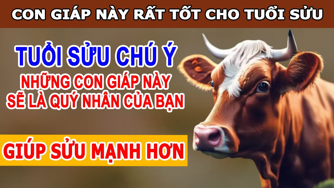 Tuổi Sửu Mau Dựa Vào Con Giáp Này, Đây Là Quý Nhân Của Cuộc Đời Bạn Giúp Bạn Giàu Sang Phú Quý