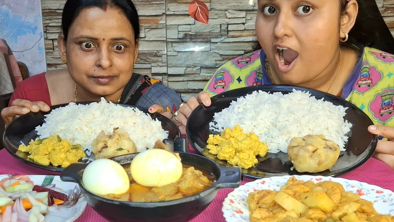 🔥Spicy🌶Mutton Curry🍖Eating Challenge 🥵| Rice, Aloo Bharti, Mutton curry, soya chunkscurry Challenge🥵