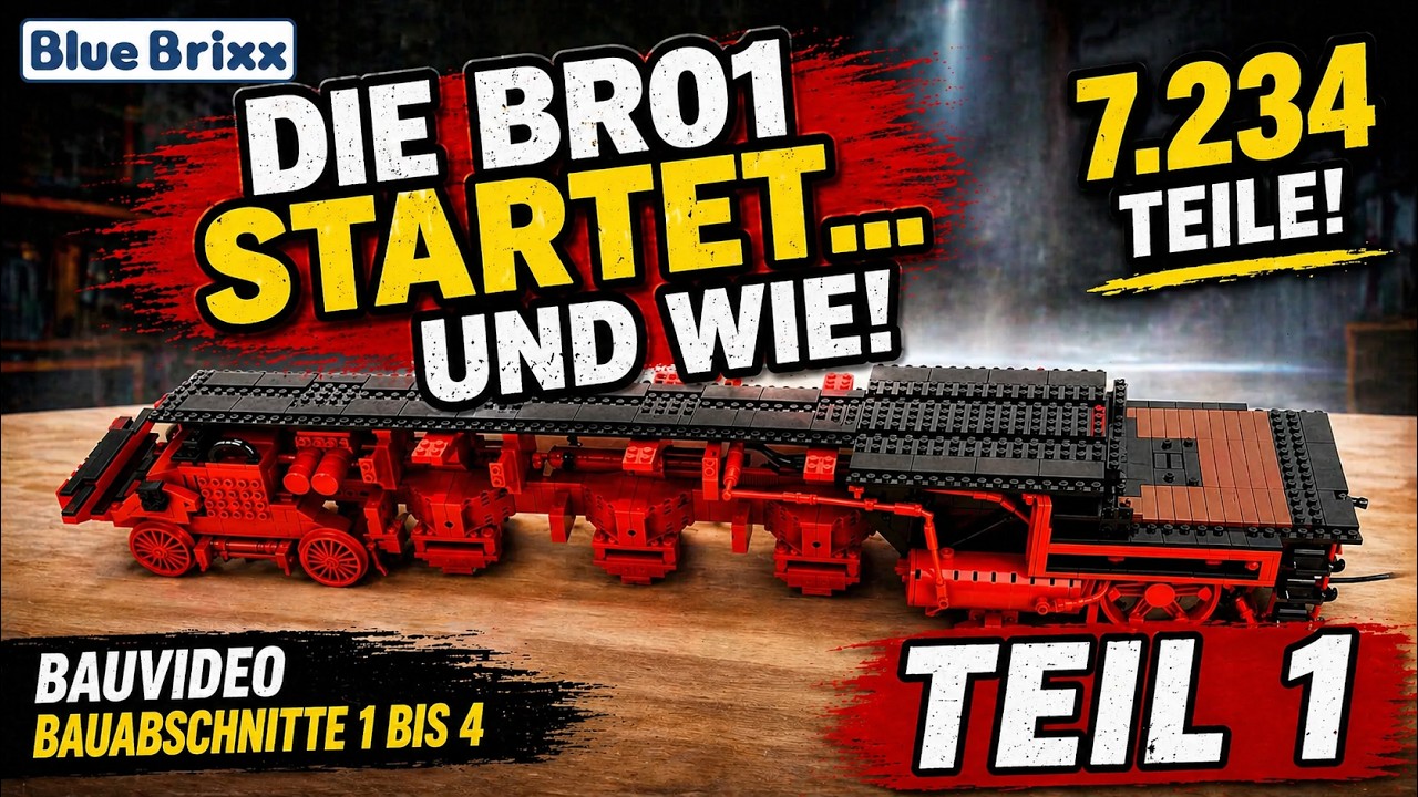 BlueBrixx Special 108054: Display Lokomotive BR 01 (Teil 1/3)