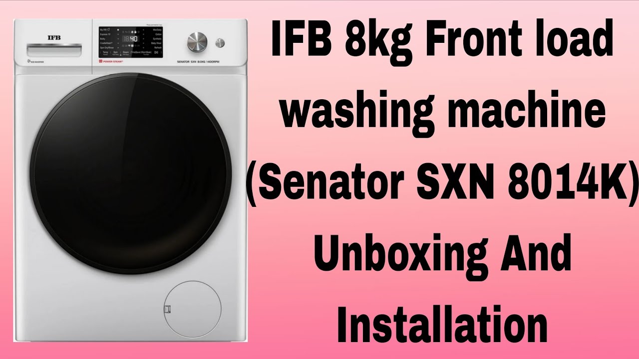 IFB 8kg Fully Automatic Front load Washing Machine ( Senator SXN 8014K ) #ifb #ifbwashingmachine 