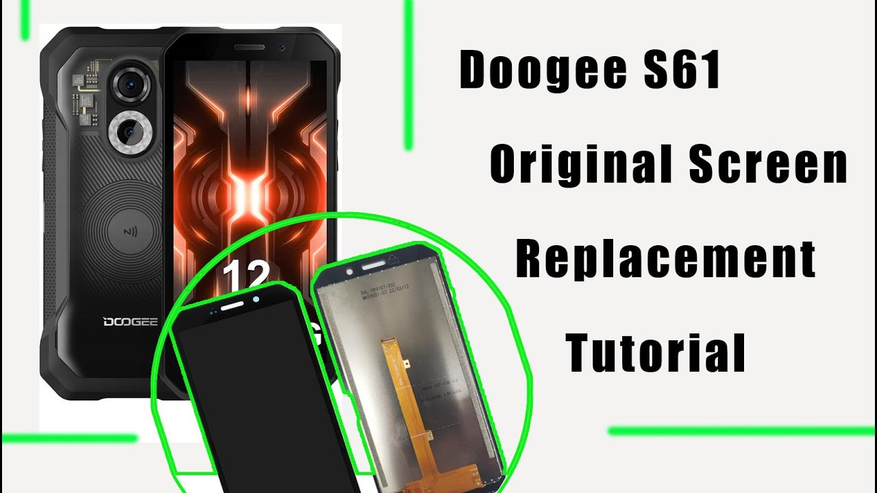 DOOGEE S61 Original Screen Replacement Tutorial / Wymiana wyświetlacza