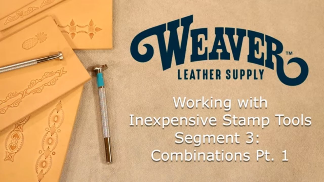 Inexpensive Leather Stamping Tools, Segment 3: Border Stamp Combinations