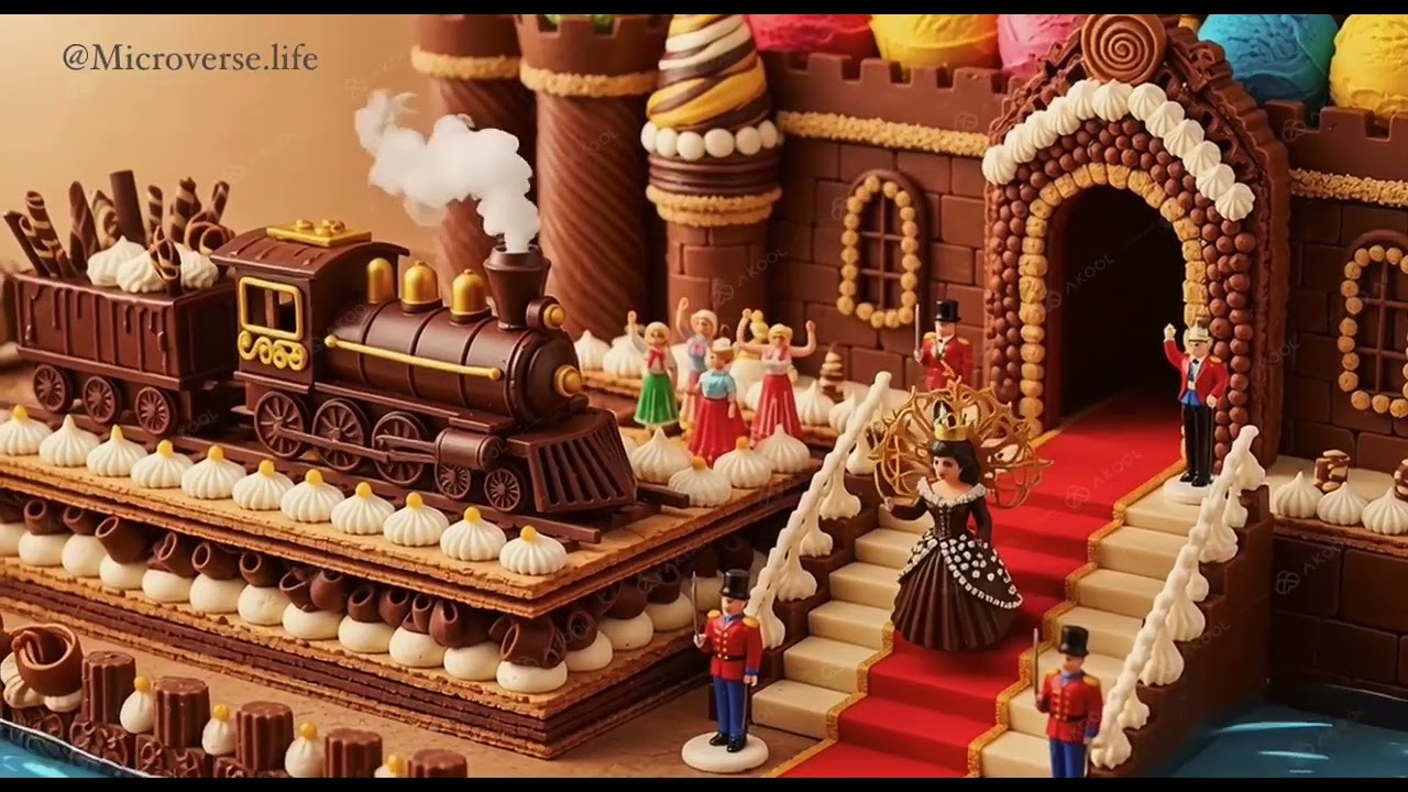 &ldquo;🔮A Magical Chocolate Castle alive|&rdquo;#shots  #miniature #shorts #shortsfeed #viral #trending #art 