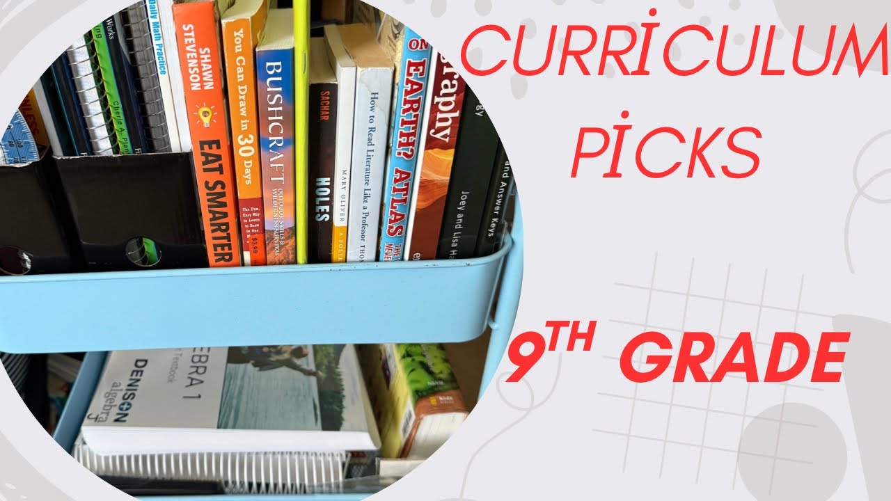 The time has come! Here is our curriculum picks for the 2025/2026 school year 9th grade 