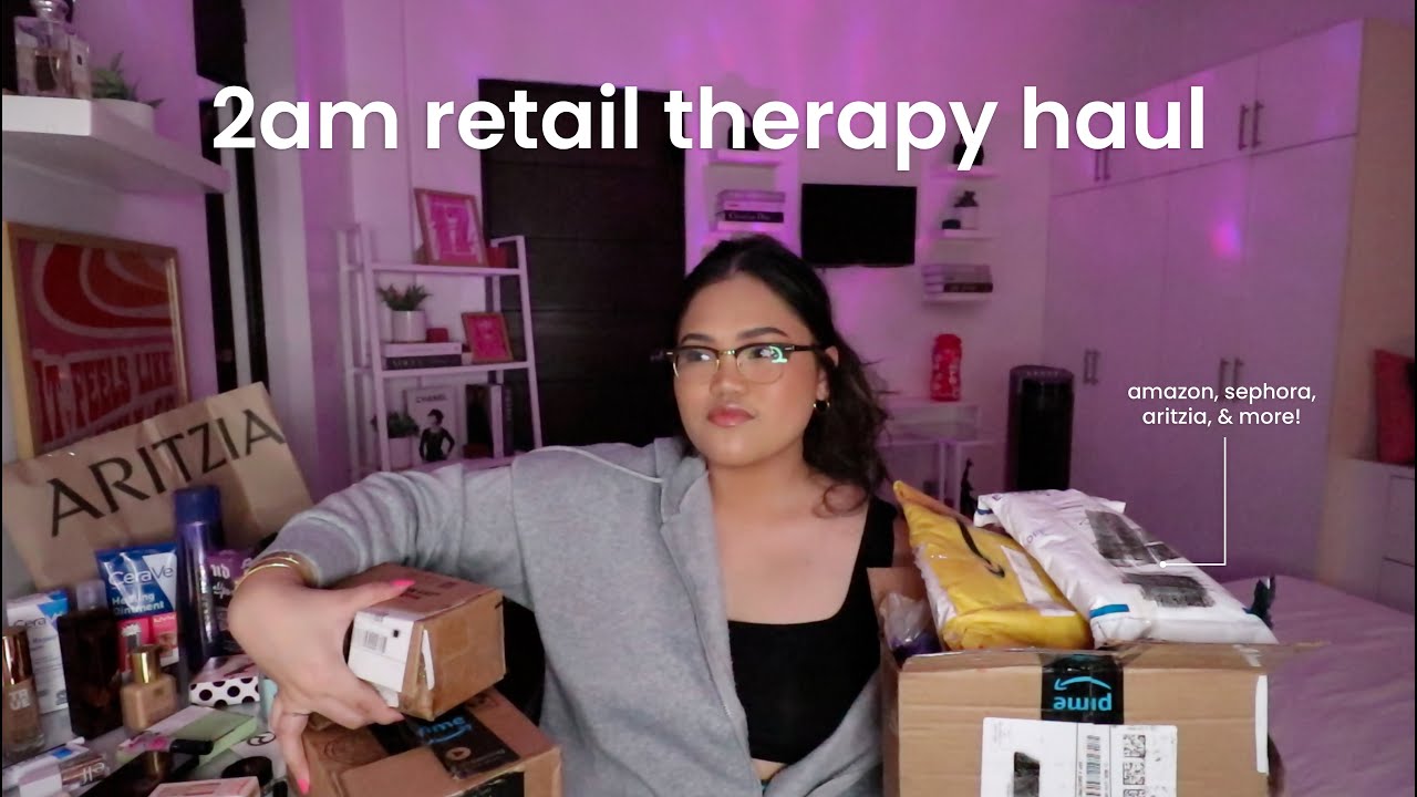 retail therapy is real.. an impulsive 2am usa haul (amazon, sephora, more!)