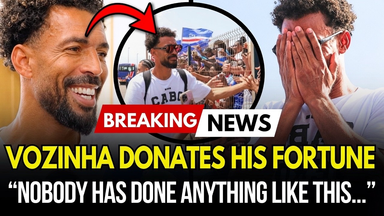 🚨BREAKING NEWS! VOZINHA AND THE CAPE VERDE NATIONAL TEAM MAKE THE MOST HUMANE GESTURE IN HISTORY