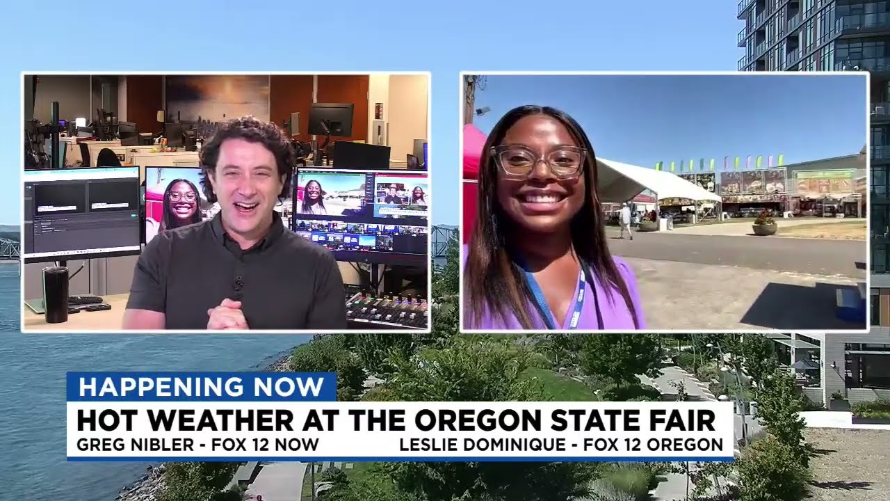 Checking in on the Oregon State Fair & how people are handling the heat wave
