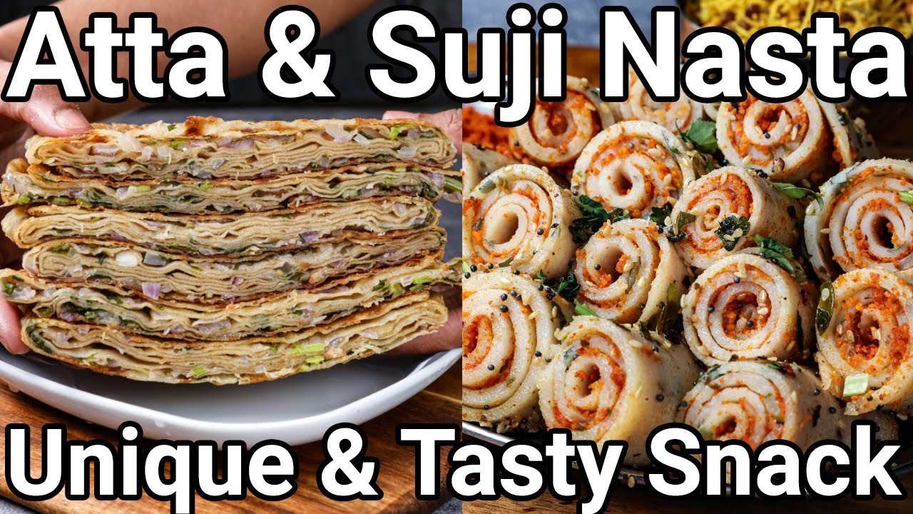 2 Healthy & Unique Nasta Recipe with Gehu & Sooji | Wheat & Rava Based Healthy Breakfast Recipes