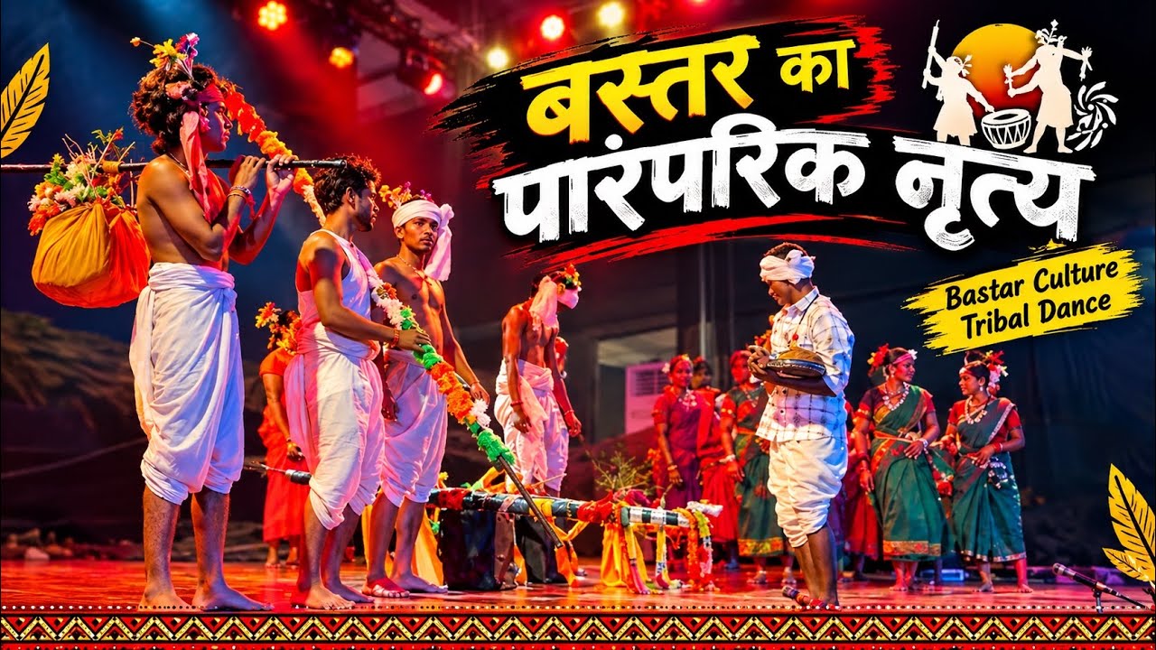 Bastar Tribal Dance | चक्रधर समारोह रायगढ़ में बस्तर का पारंपरिक नृत्य | Chhattisgarh Culture