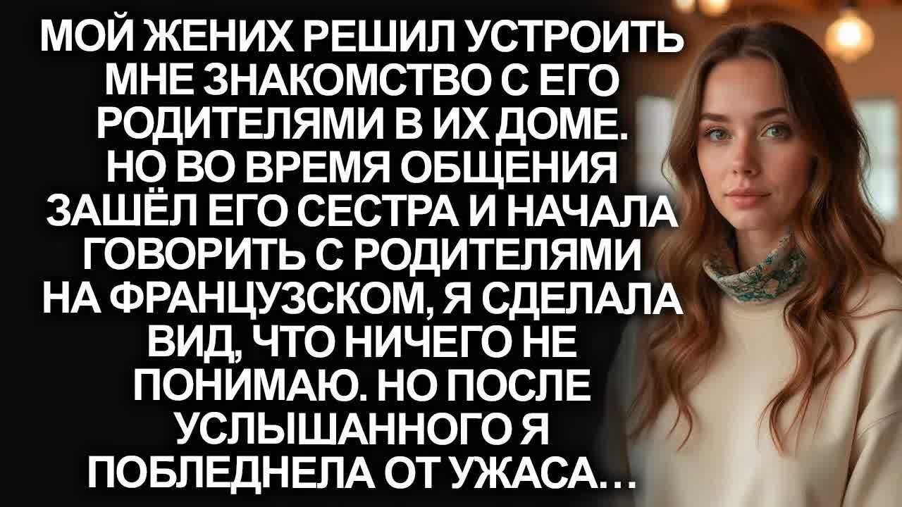 Во время знакомства с родителями жениха я сделала вид, что не знаю французский, но когда его сестра…