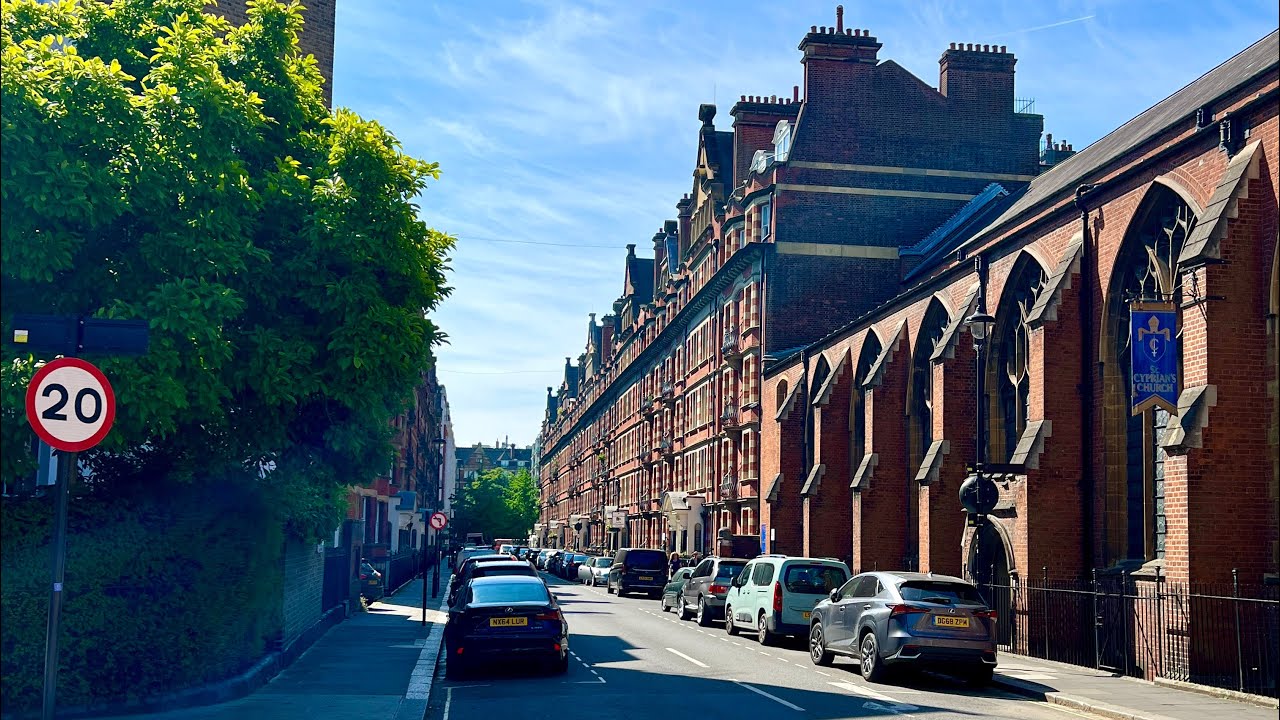 🌅 London Walk [4K] | Park Road &bull; Marylebone Road | beautiful sunny morning